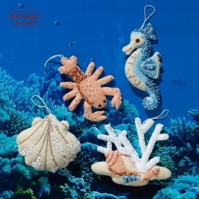 Фото Bucilla Фетровий набір Seashore Santa 89378E