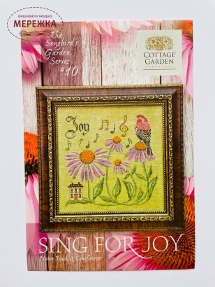 Фото Схема для вишивання Cottage Garden Samplings Sing for Joy