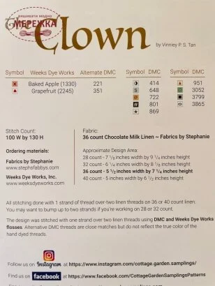 Фото Cottage Garden Samplings The Clown