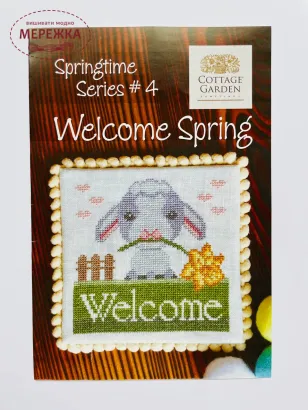 Фото Схема для вишивання Cottage Garden Samplings Welcome Spring