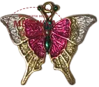 Схема для вишивання Just Nan Christmas Butterfly Ornament JN314 фото