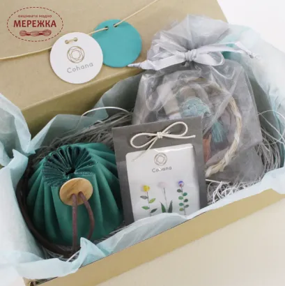 Cohana Подарунковий набір: 7 предметів, Green 45-162 фото