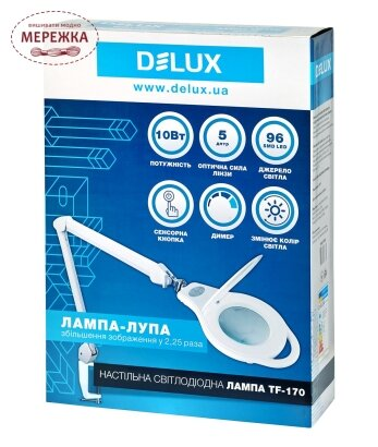 Фото Лупа-лампа LED Delux TF-170_5D 10 BT