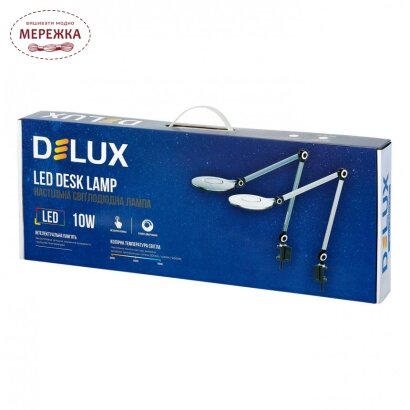 Фото Лампа LED Delux TF-530_10 BT, USB, колір чорний