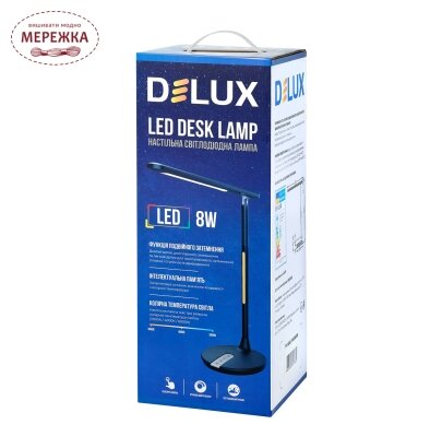 Фото Лампа LED Delux TF-550_8 BT, колір чорний