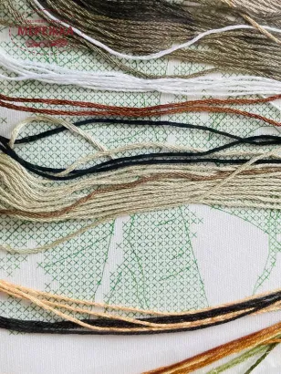 Фото Набір для вишивання хрестиком Dimensions Wintry Wolf (Зимовий вовк) 03228