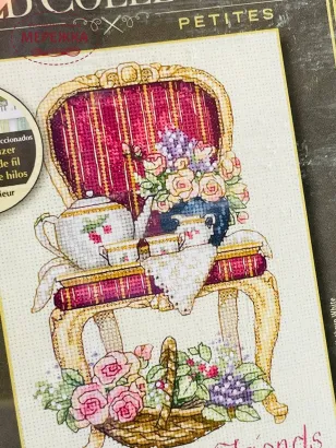 Фото набір для вишивання Діменшинз Час чаювання 06954