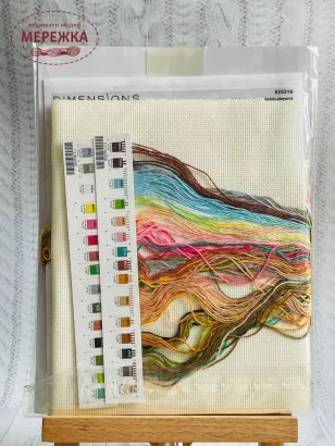 Фото набір для вишивання Діменсіонс Дівчатка на пляжі