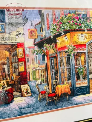 Фото набір для вишивання Діменшинз Європейське бістро