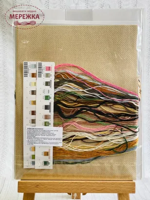 Фото набір для вишивання Діменшинз Ведмежа і котики