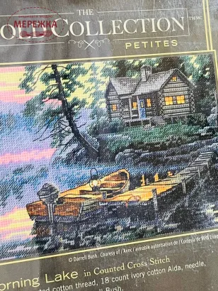Фото набір для вишивання Діменшинз Ранок на озері