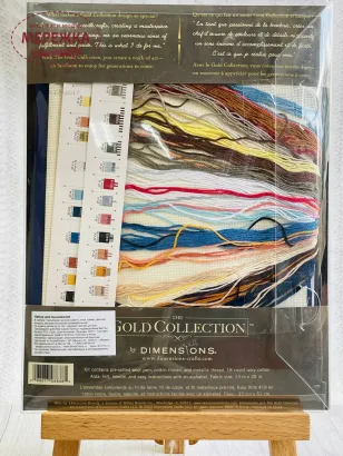 Фото набір для вишивання Діменшинз Різдвяна свята ніч