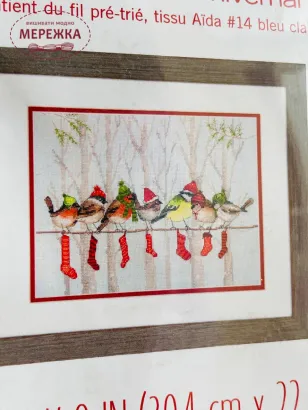 Фото набір для вишивання Діменсіонс Зимова зустріч