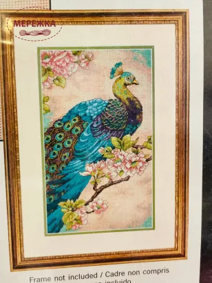 Фото Набір для вишивання хрестиком Dimensions Paon Indien (Індійський павич) 70-35293