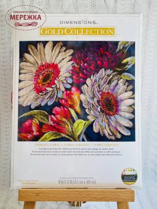 Фото набір для вишивання Діменшинз Казкові квіти 70-35399