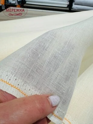 Фото полотно Zweigart Edinburgh 36 ct 3217, колір 222 кремовий 