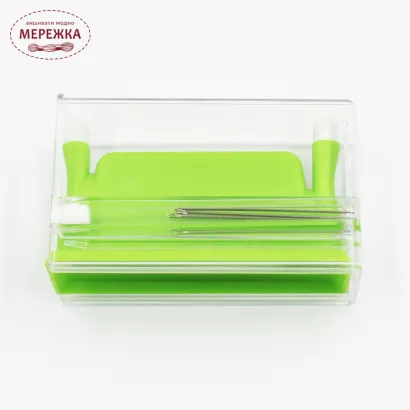 Фото Нитковдівач автоматичний 2 в 1, з тубусом для голок FA13, зелений 