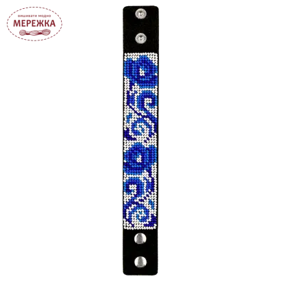 Набір для вишивання бісером WonderlandCrafts браслета на штучній шкірі FLBB-033 фото