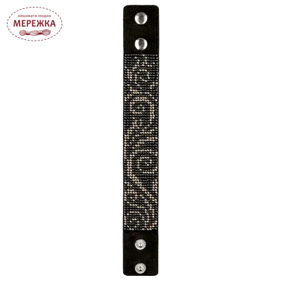 Набір для вишивання бісером WonderlandCrafts браслета на штучній шкірі FLBB-041 фото