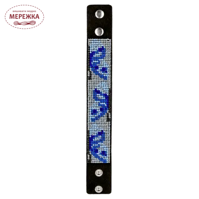 Набір для вишивання бісером WonderlandCrafts браслета на штучній шкірі FLBB-049 фото