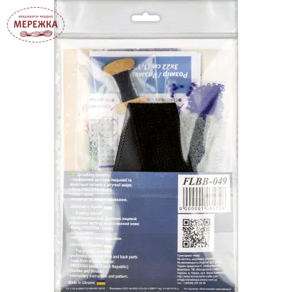 ЗображенняНабір для вишивання бісером WonderlandCrafts браслета на штучній шкірі FLBB-049