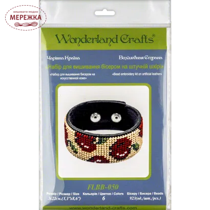 Фото Набір для вишивання бісером WonderlandCrafts браслета 