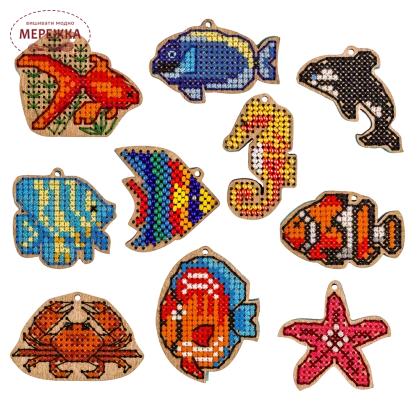 Фото Набір для вишивання хрестиком WonderlandCrafts Водяний світ FLSW-011