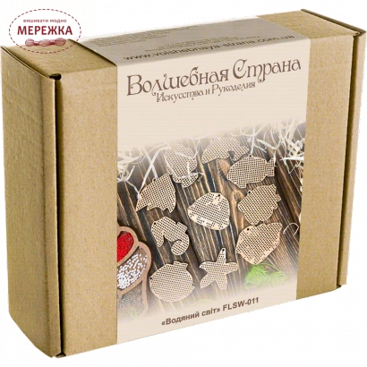 Фото Набір для вишивання хрестиком WonderlandCrafts Водяний світ FLSW-011