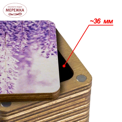 Фото Скринька для рукоділля WonderlandCrafts FLZB(N)-075