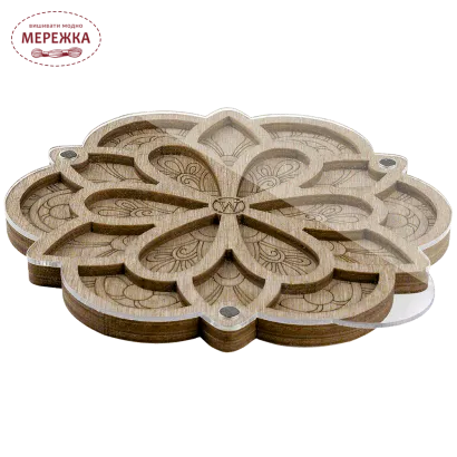 Фотографія Органайзер для бісеру WonderlandCrafts з кришкою FLZB-187