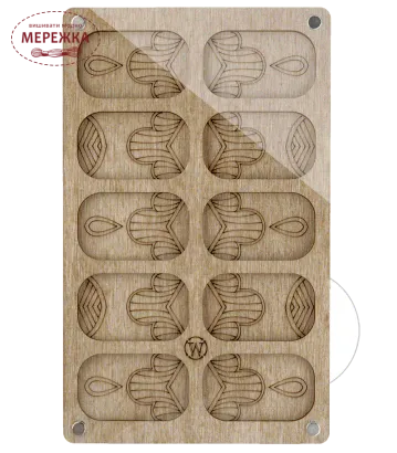 Фото Органайзер для бісеру WonderlandCrafts з кришкою FLZB-189