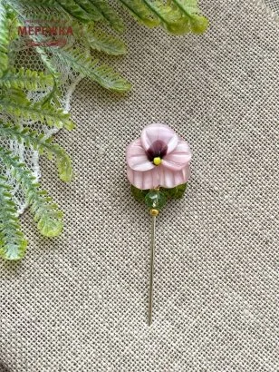 Фото Hobby Bee Голка-пін Рожева віола