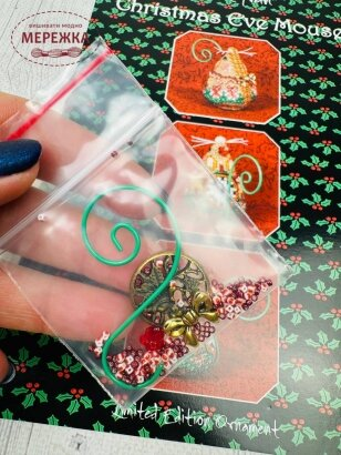 Фото JustNan Схема Christmas Eve Mouse JNLECEM