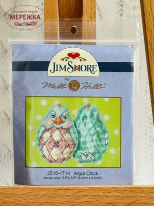 Фото Набір для вишивання у змішаній техніці Mill Hill Голубе курчатко JS18-1714