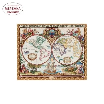 Фото Janlynn Olde World Map 015-0223