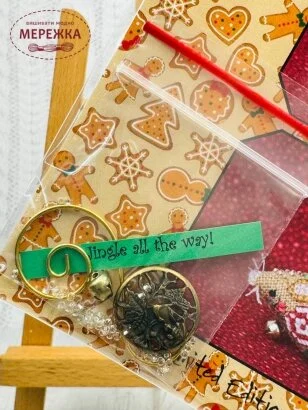 Фото JustNan пак до схеми Gingerbread Jingle Mouse JNLEGJM