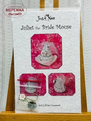 Фото JustNan Схема Juliet the Bride Mouse JNLEJBM