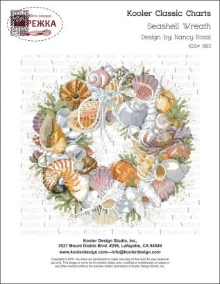 Фото Kooler Design Studio Схема Seashell Wreath (Nancy Rossi) KDS-1883