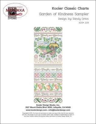 Фото Kooler Design Studio Схема Garden of Kindness Sampler (Sandy Orton) KDS-2219