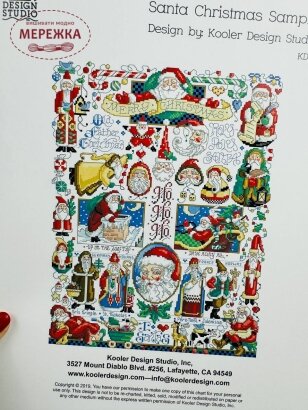 Фото Схема Santa Christmas Sampler KDS-2274