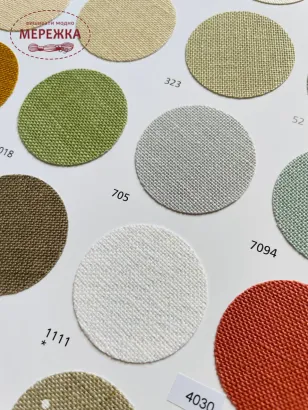 Фото зразків полотна Едінбург