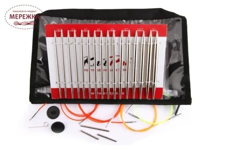 Фото KnitPro набір знімних спиць Deluxe Nova Metal 10613