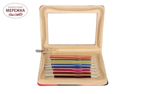 Фото KnitPro набір алюмінієвих гачків Zing 47480