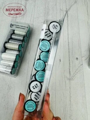 Фото Kreinik Silver Collection #5, 9 штук KMMXA005