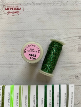 Фото Нитка Kreinik Fine #8 Braid, 10 метрів 5982