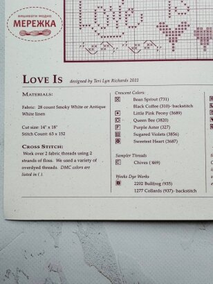 Фото Shepherd's Bush Ключ до схеми Love is