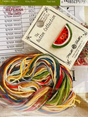 Фотографія Набір для вишивання у змішаній техніці Mill Hill Барбекю MH14-3106