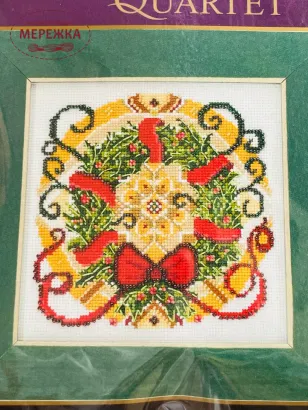 Набір для вишивання у змішаній техніці Mill Hill Зимова мандала MH17-2114 фотографія