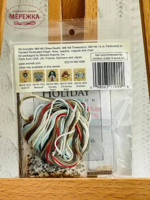 Набір для вишивання у змішаній техніці Mill Hill Маленька синичка MH18-1831 фото