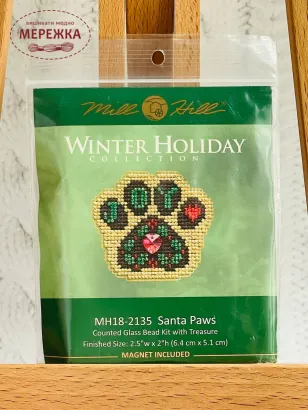 Набір для вишивання у змішаній техніці Mill Hill Лапки MH18-2135 фото